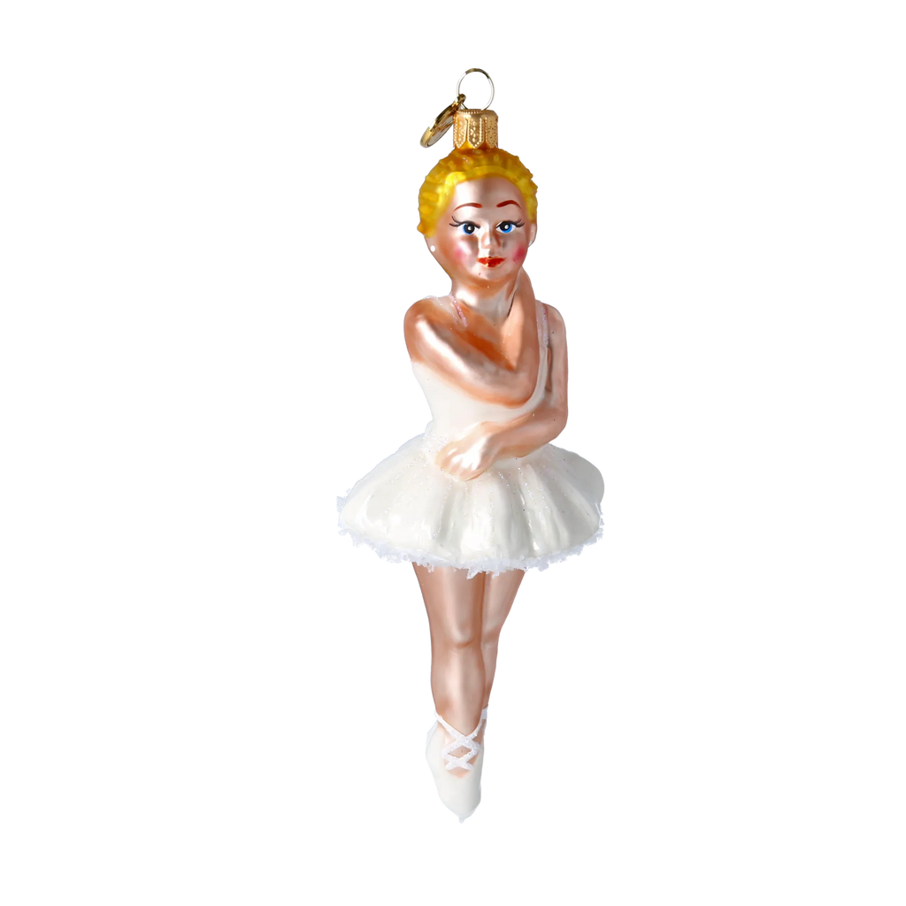 Pensive Adagio | Hand-Painted Glass Ornament | Blubom 2022-545