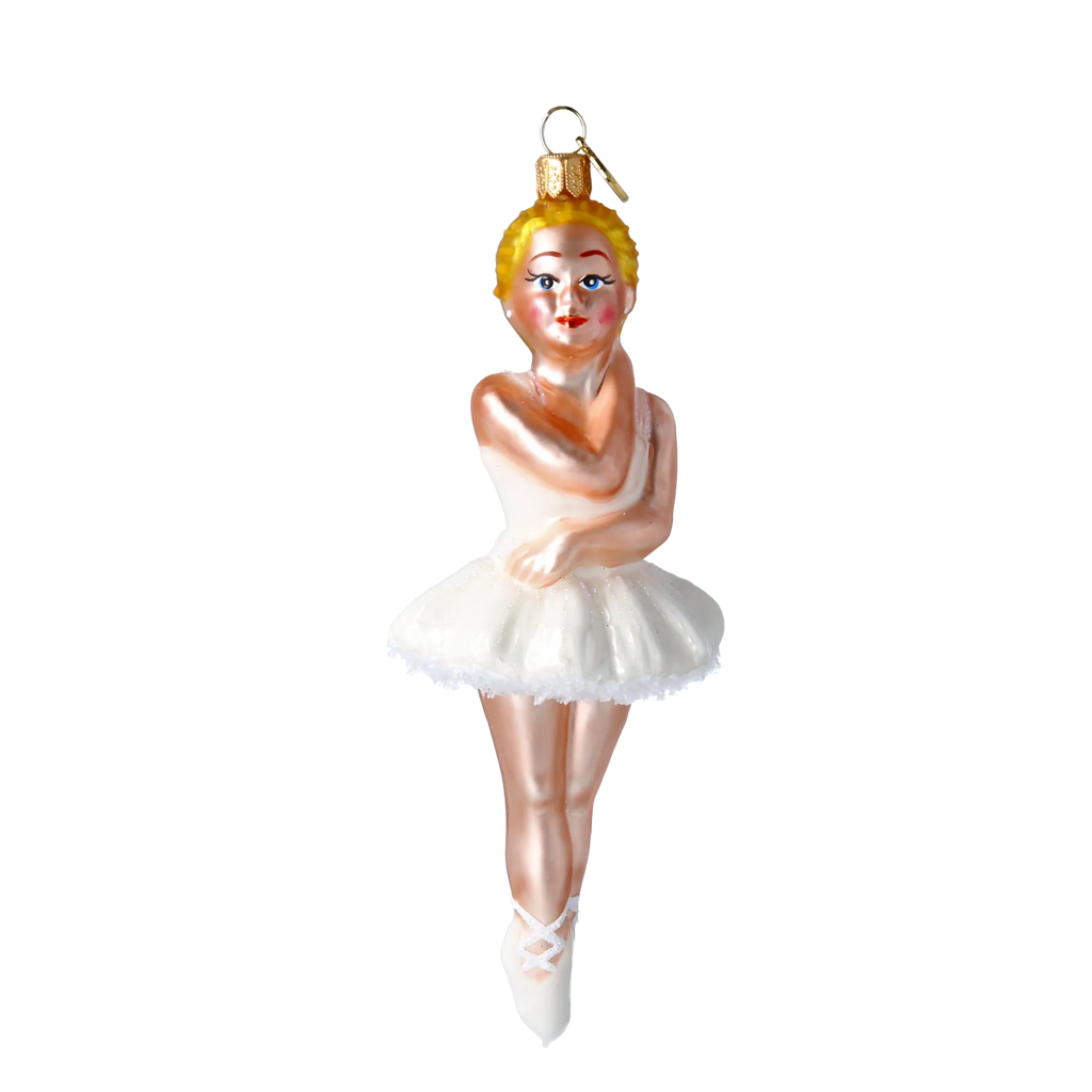 Pensive Adagio | Hand-Painted Glass Ornament | Blubom 2022-545