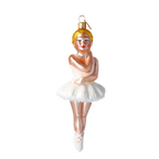 Pensive Adagio | Hand-Painted Glass Ornament | Blubom 2022-545
