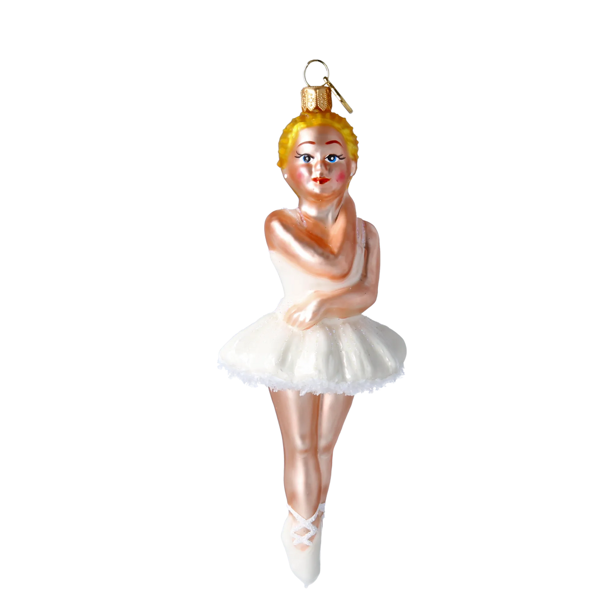 Pensive Adagio | Hand-Painted Glass Ornament | Blubom 2022-545