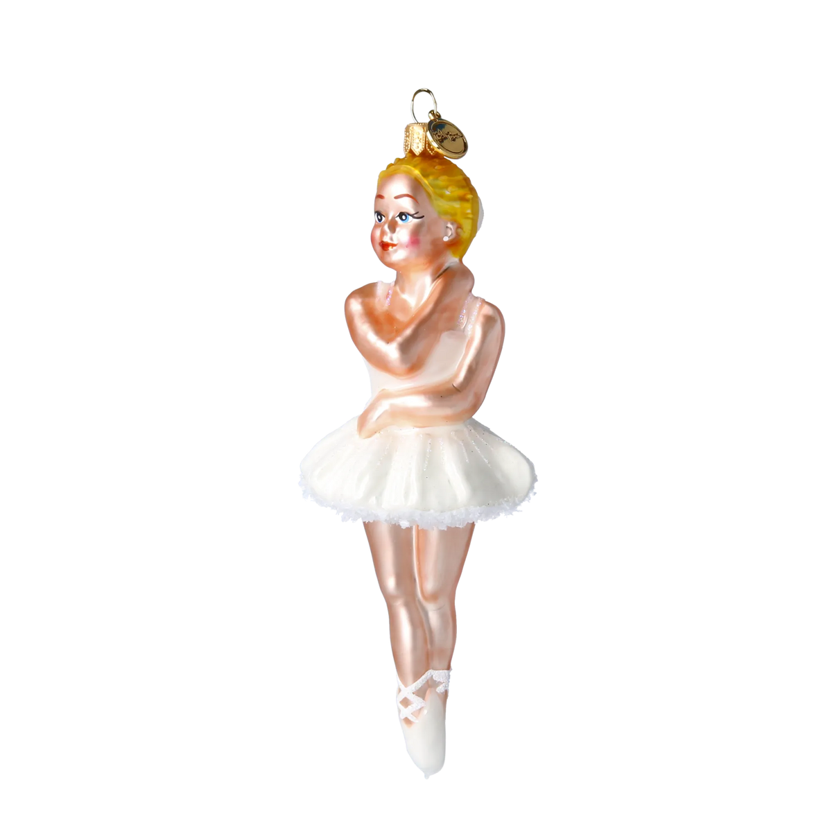 Pensive Adagio | Hand-Painted Glass Ornament | Blubom 2022-545