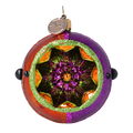Amethyst Flare | Hand-Painted Glass Ornament | Blubom 2022-548