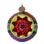 Velvet Nocturne Flare | Hand-Painted Glass Ornament | Blubom 2022-549