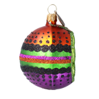 Velvet Nocturne Flare | Hand-Painted Glass Ornament | Blubom 2022-549