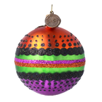 Velvet Nocturne Flare | Hand-Painted Glass Ornament | Blubom 2022-549