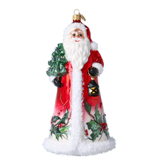 Old-World Santa in Holly