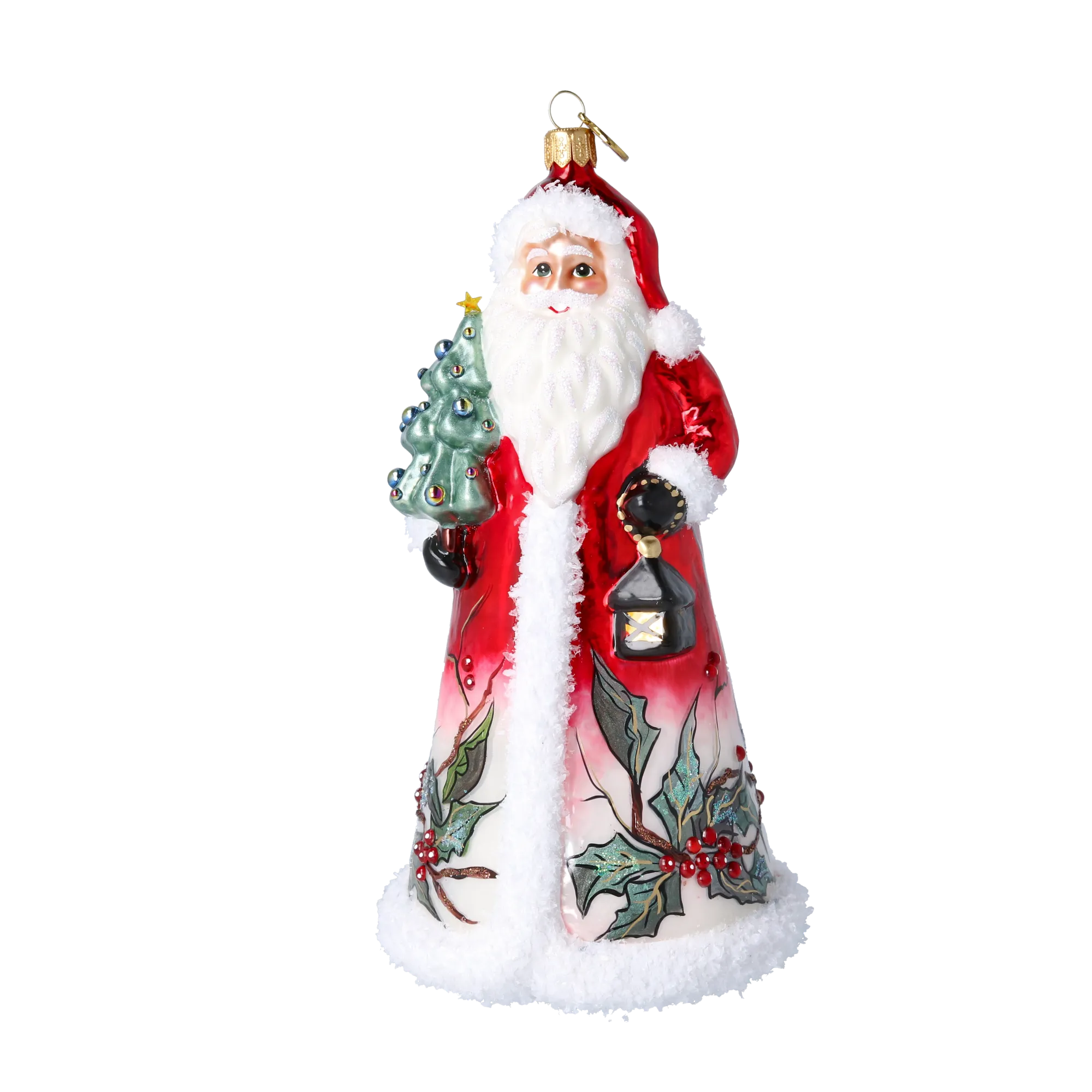 Benevolent Lantern Bearer | Hand-Painted Glass Ornament | Blubom 2022-551
