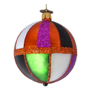 Amber Midnight Pulse | Hand-Painted Glass Ornament | Blubom 2022-552