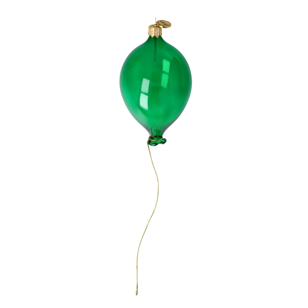 Emerald Ascent | Hand-Painted Glass Ornament | Blubom 2022-553