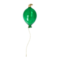 Emerald Ascent | Hand-Painted Glass Ornament | Blubom 2022-553