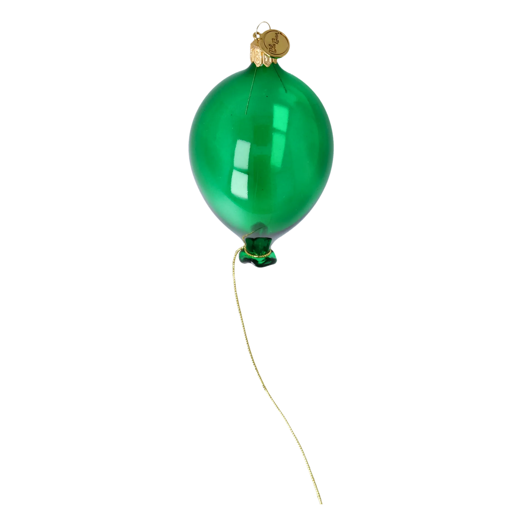 Emerald Ascent | Hand-Painted Glass Ornament | Blubom 2022-553