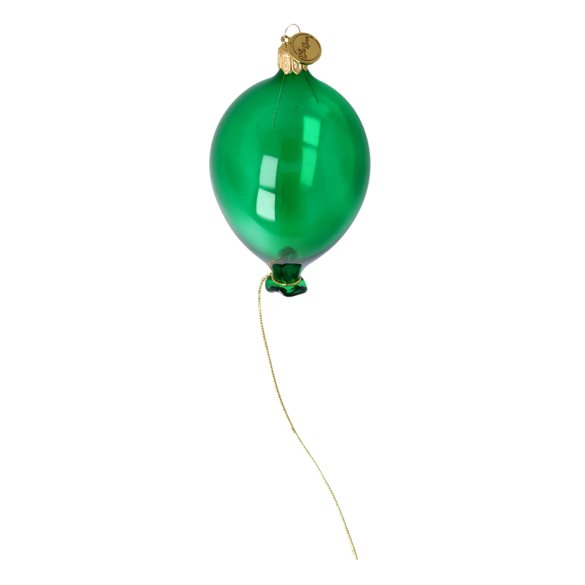 Emerald Ascent | Hand-Painted Glass Ornament | Blubom 2022-553
