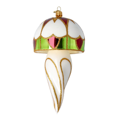 Plain-Rimmed Stained-Glass Mushroom