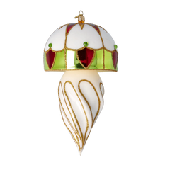 Plump Stained-Glass Mushroom
