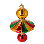 Amber Zenith Rhythm | Hand-Painted Glass Ornament | Blubom 2022-565