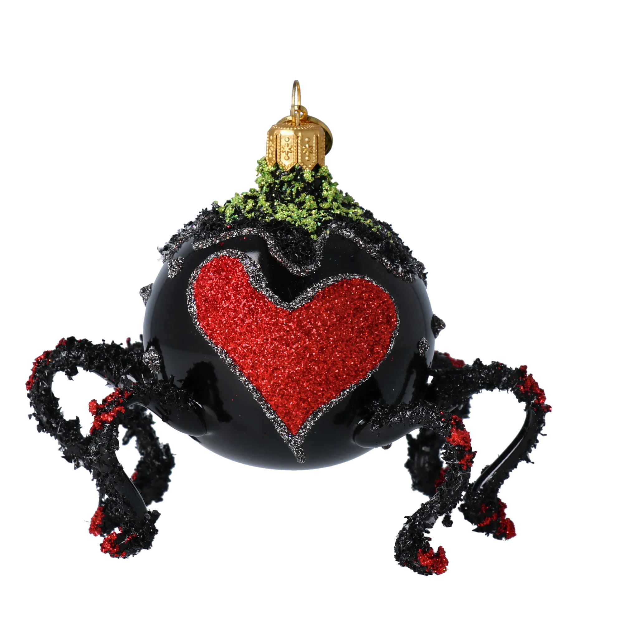 Lovebite Spide Halloween Handmade Glass Christmas ornament 2022-568