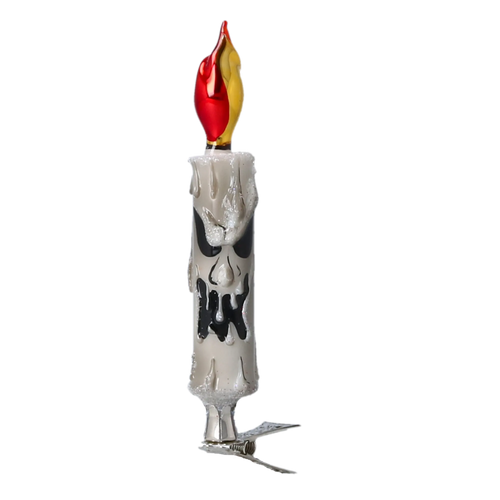 Spectral Tallow Gaze | Hand-Painted Glass Ornament | Blubom 2022-569