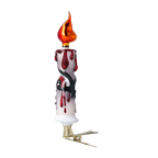 Sanguine Midnight Vigil | Hand-Painted Glass Ornament | Blubom 2022-572