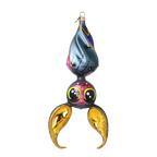 Gilded Night Voyager | Hand-Painted Glass Ornament | Blubom 2022-579