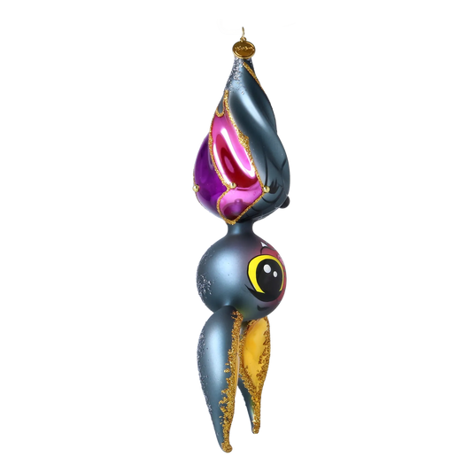 Gilded Night Voyager | Hand-Painted Glass Ornament | Blubom 2022-579