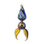 Gilded Night Voyager | Hand-Painted Glass Ornament | Blubom 2022-579