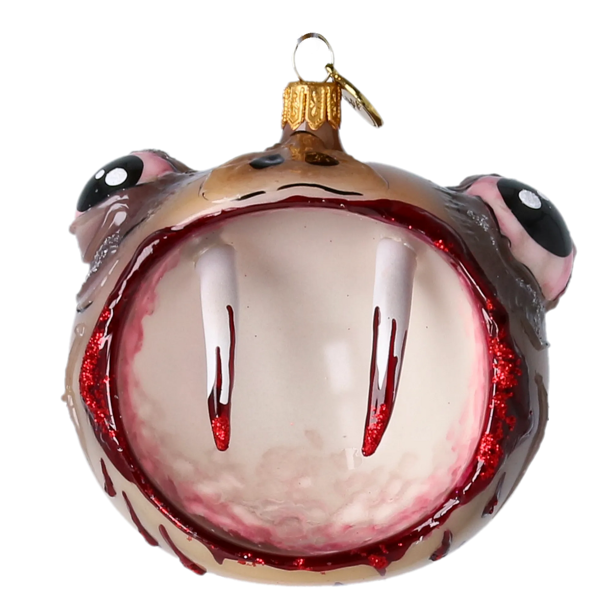 Predatory Nocturne | Hand-Painted Glass Ornament | Blubom 2022-580