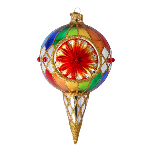 Carnival Jewel Handmade Glass Christmas ornament