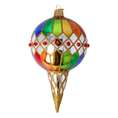 Load image into Gallery viewer, Carnival Jewel Handmade Glass Christmas ornament
