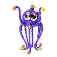 Load image into Gallery viewer, Ocean Diva Ornament  Handmade Glass Christmas ornament octopus
