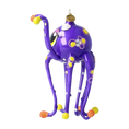 Load image into Gallery viewer, Ocean Diva Ornament  Handmade Glass Christmas ornament octopus
