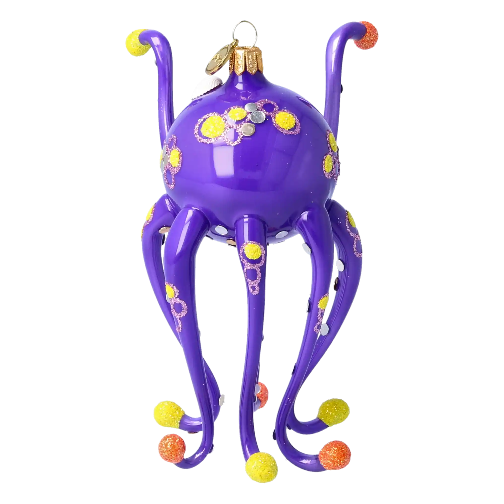 Ocean Diva Ornament  Handmade Glass Christmas ornament octopus