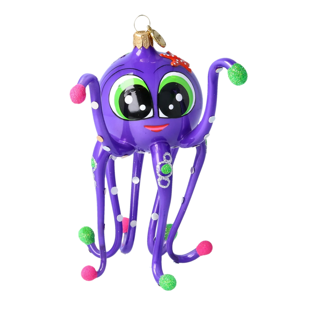 Inquisitive Voyager | Hand-Painted Glass Ornament | Blubom 2022-583