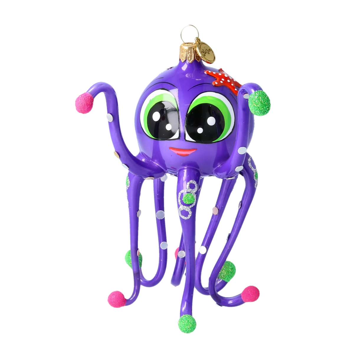 Inquisitive Voyager | Hand-Painted Glass Ornament | Blubom 2022-583