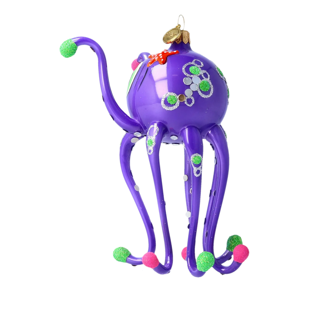 Inquisitive Voyager | Hand-Painted Glass Ornament | Blubom 2022-583