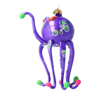 Inquisitive Voyager | Hand-Painted Glass Ornament | Blubom 2022-583