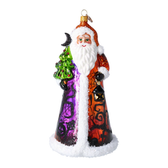 Old-World Santa in Haunted Violet