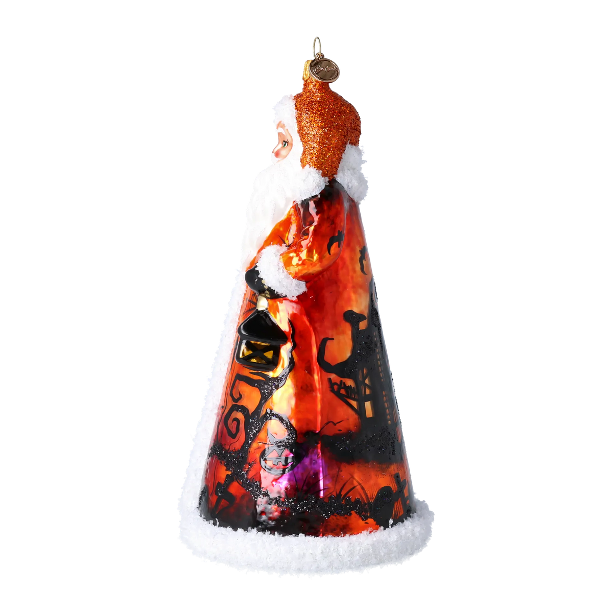 Spectral Lantern Sentinel | Hand-Painted Glass Ornament | Blubom 2022-584