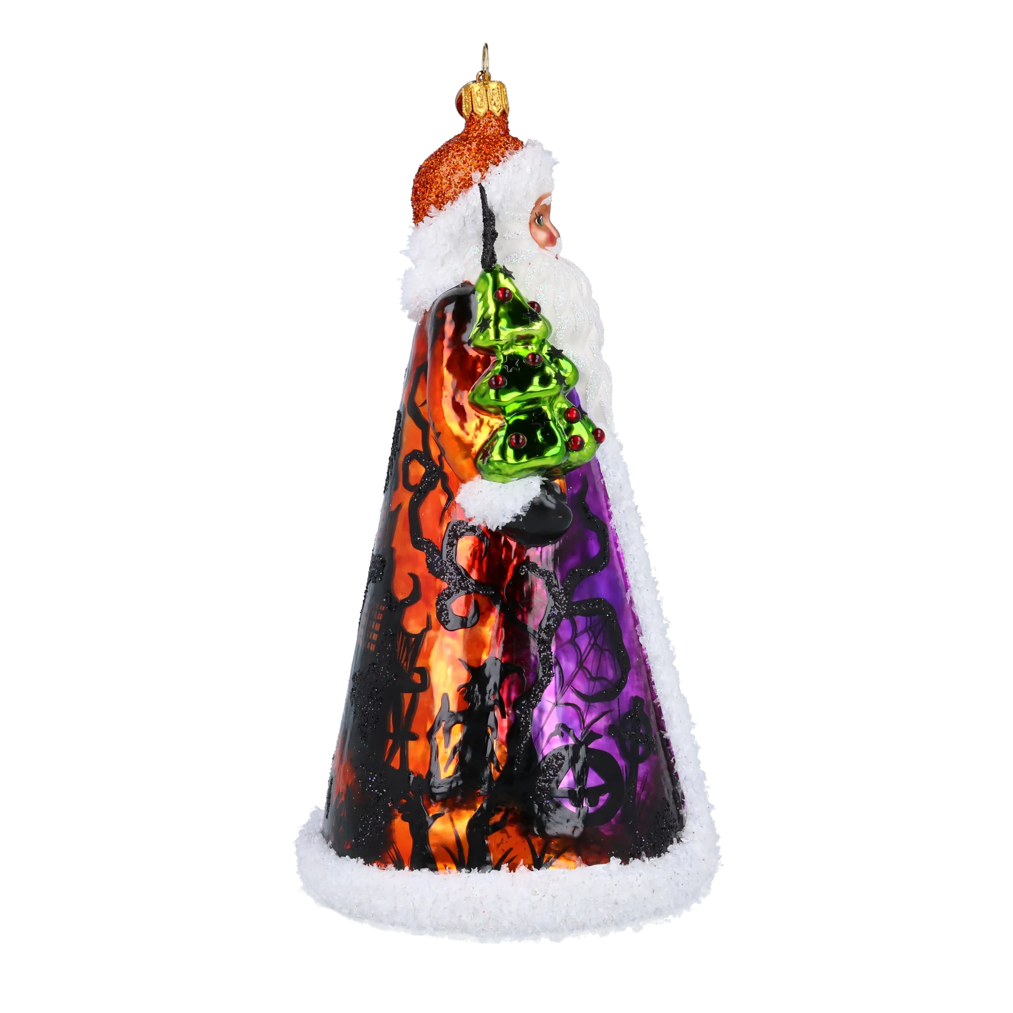Spectral Lantern Sentinel | Hand-Painted Glass Ornament | Blubom 2022-584