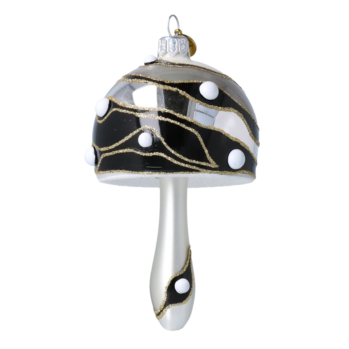 Midnight Tide Bloom | Hand-Painted Glass Ornament | Blubom 2022-587
