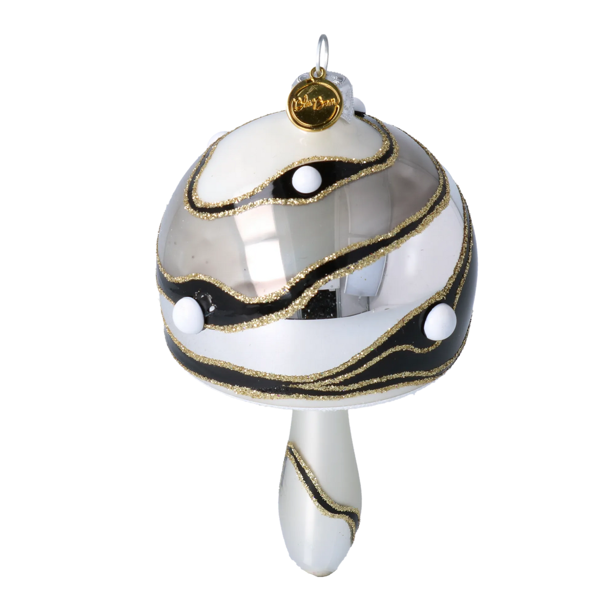 Midnight Tide Bloom | Hand-Painted Glass Ornament | Blubom 2022-587