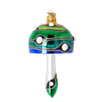 Hypnotic Toadstool | Hand-Painted Glass Ornament | Blubom 2022-589