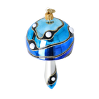 Sapphire Midnight Oracle | Hand-Painted Glass Ornament | Blubom 2022-590