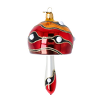 Scarlet Current Spore | Hand-Painted Glass Ornament | Blubom 2022-591