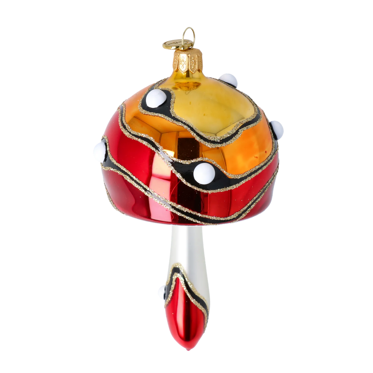 Scarlet Current Spore | Hand-Painted Glass Ornament | Blubom 2022-591