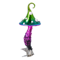 Jaunty Neon Sprout | Hand-Painted Glass Ornament | Blubom 2022-592