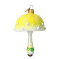 Saffron Frost Sprout | Hand-Painted Glass Ornament | Blubom 2022-593