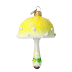 Saffron Frost Sprout | Hand-Painted Glass Ornament | Blubom 2022-593