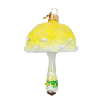 Saffron Frost Sprout | Hand-Painted Glass Ornament | Blubom 2022-593