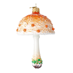 Speckled Toadstool in Amber
