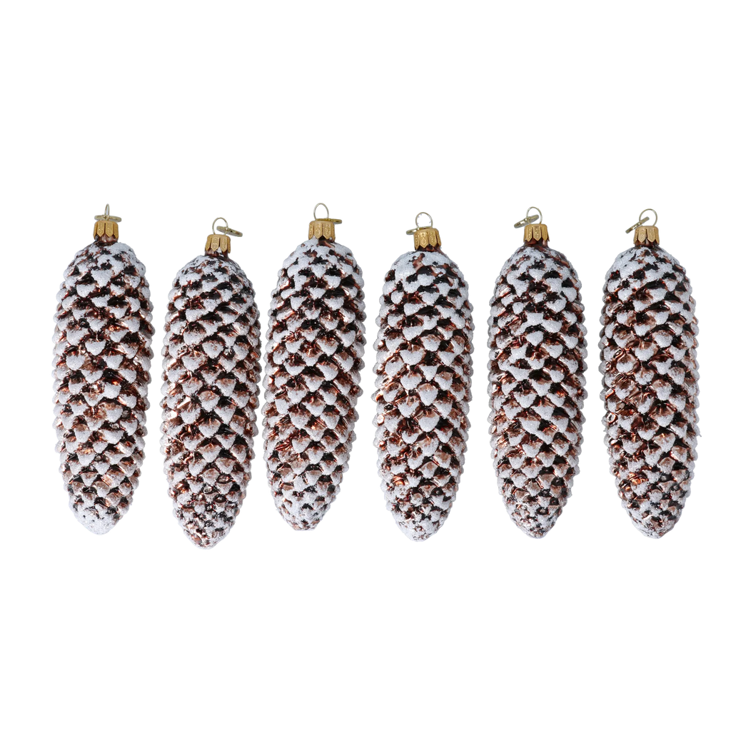 Bronze Frost Echo | Hand-Painted Glass Ornament | Blubom 2022-598